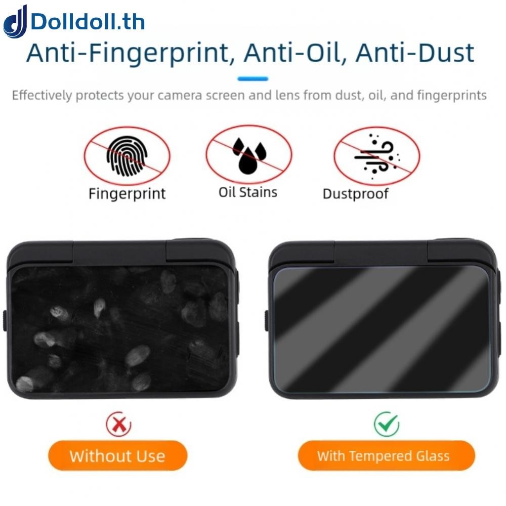 [Dolldoll]For Insta360 GO Ultra Tempered Glass Screen Protector 2 Pack Bubble Free Install