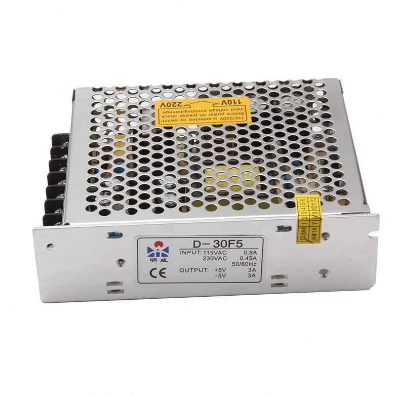 Mingwei Switching Power D-30F5 Plus Negative 5V Dual Group บอร์ดไฟ DC เอาต์พุตสองทาง ±5V3A