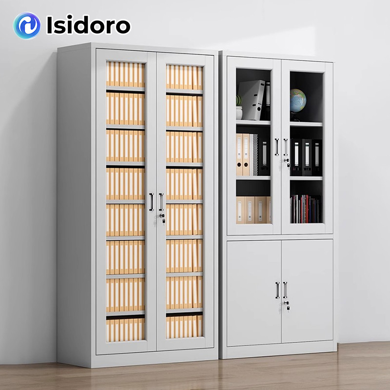 Isidoroตู้เก็บเอกสารสำนักงาน ห้องเก็บเอกสาร ตู้เก็บเอกสาร ตู้เอกสารการเงิน การจัดเก็บ ลิ้นชักล็อคได้ ตู้เก็บของพร้อมชั้น