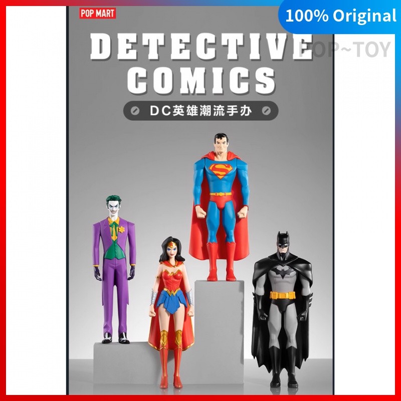POPMART Detective Comics DC Figures Joker Wonder Woman Superman Batman Pop Mart Official