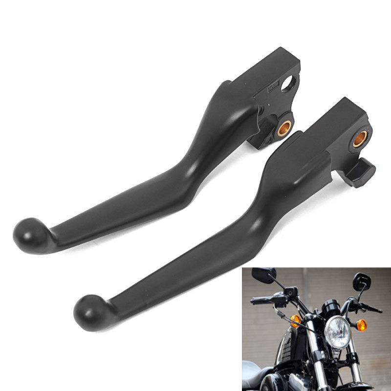 เหมาะสําหรับ Harley XL883 XL1200 X48 72 03-13 คลัทช์เบรคฮอร์นซ้ายขวาคันโยก