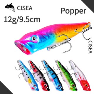 CISEA F26 popper 9.5cm 12g lure เหยื่อยาง ปลา ตกปลา ตกปลา เห…