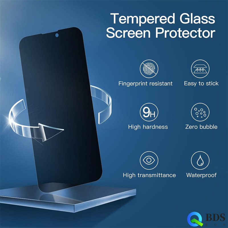 1-3 ชิ้น Anti-Spy ความเป็นส่วนตัวกระจกนิรภัยสําหรับ รูปที่ 5