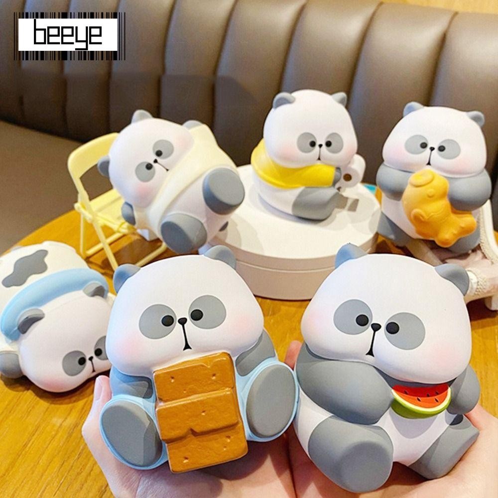 Beeye Panda Decompression Toy, PVC Slow Rising Squeeze Toy, Squeeze Funny Stress Relief Anti Stress 