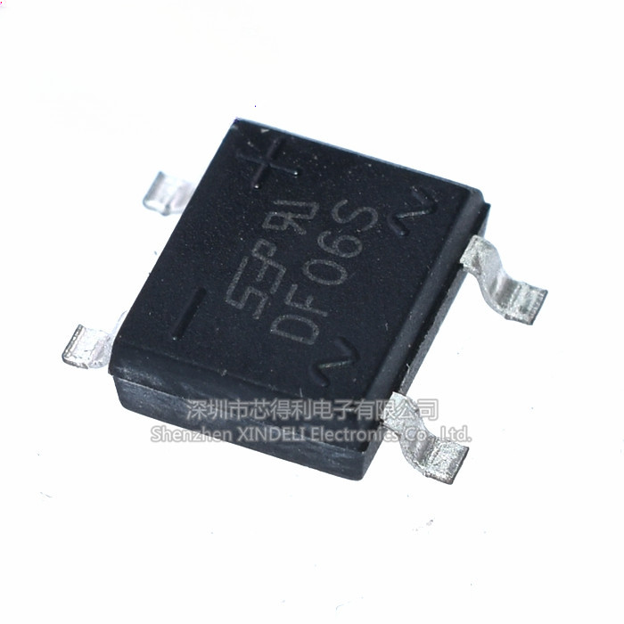 D DF06S Patch 4-Pin Rectifier Bridge DF06S Power Rectifier Bridge Pile พร้อมสต็อกใหม่เอี่ยม