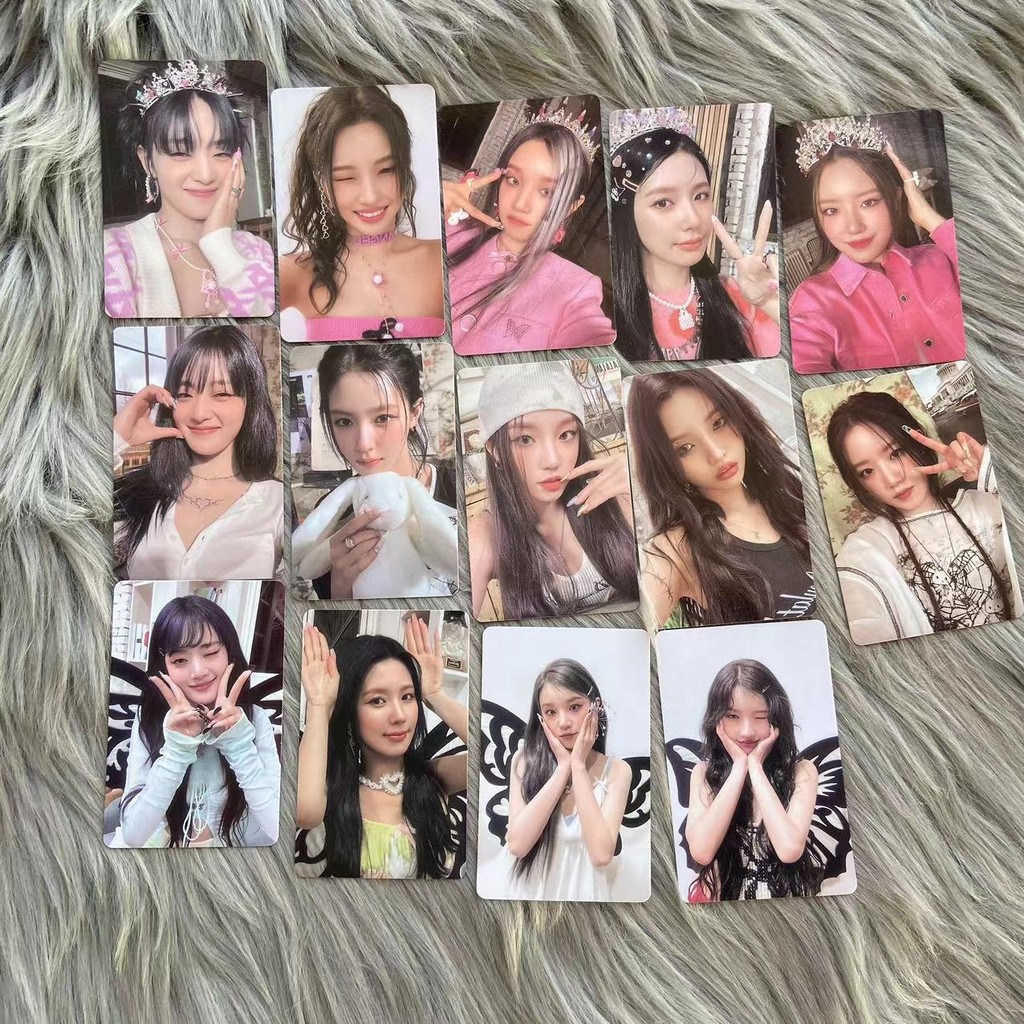 【Official Photocard】card gidle ins style MINI6 Electronic album card Soyeon、Yuqi、Miyeon、Minnie、Shuhu