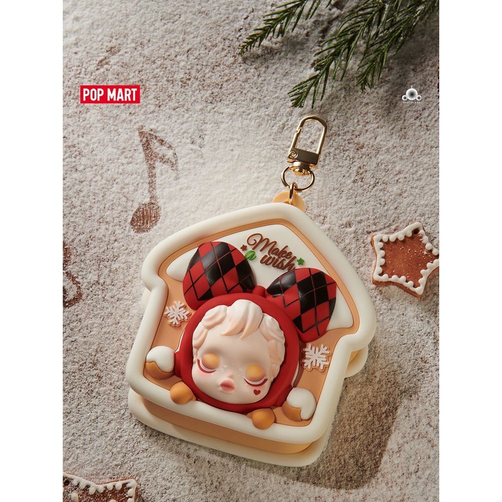 Popmart SKULLPANDA SP Wishing Time Series หูฟังกระเป๋าบลูทูธฝาครอบป้องกันของขวัญคริสต์มาส iPhone Popmart อย่างเป็นทางการ