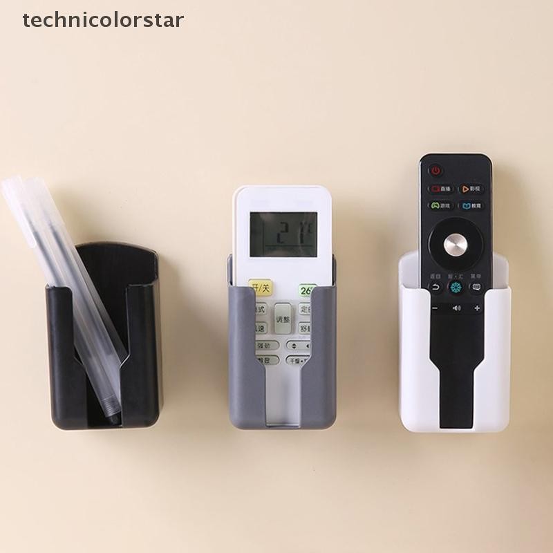 Trsr ที่วางรีโมทคอนโทรลสากลโทรศัพท์ชาร์จเครื่องปรับอากาศรีโมทคอนโทรลชั้นวางติดผนังขาตั้งเยลลี่