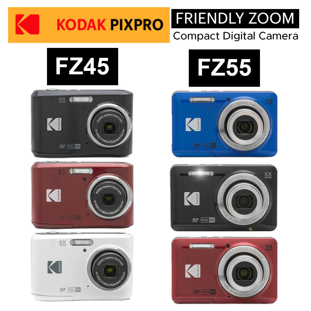 Kodak PIXPRO FZ55 FZ45 Friendly Zoom กล้องดิจิตอลขนาดกะทัดรัด