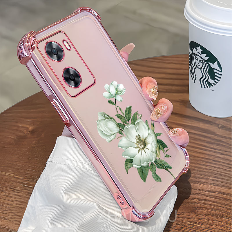 ปลอก OPPO A57 4G 2022 A77S A57E A57S A77 Realme narzo 50 5G V23 เคสโทรศัพท์ 2025 ใหม่ซิลิโคนป้องกันสี่มุม MLH