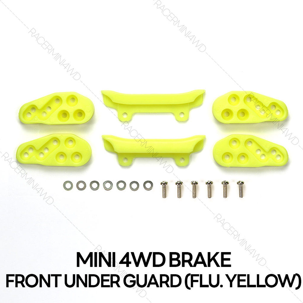 TAMIYA 95537 Front Under Guard (Fluorescent Yellow) ชุดแต่งมินิโฟร์วีลทามิย่าแท้