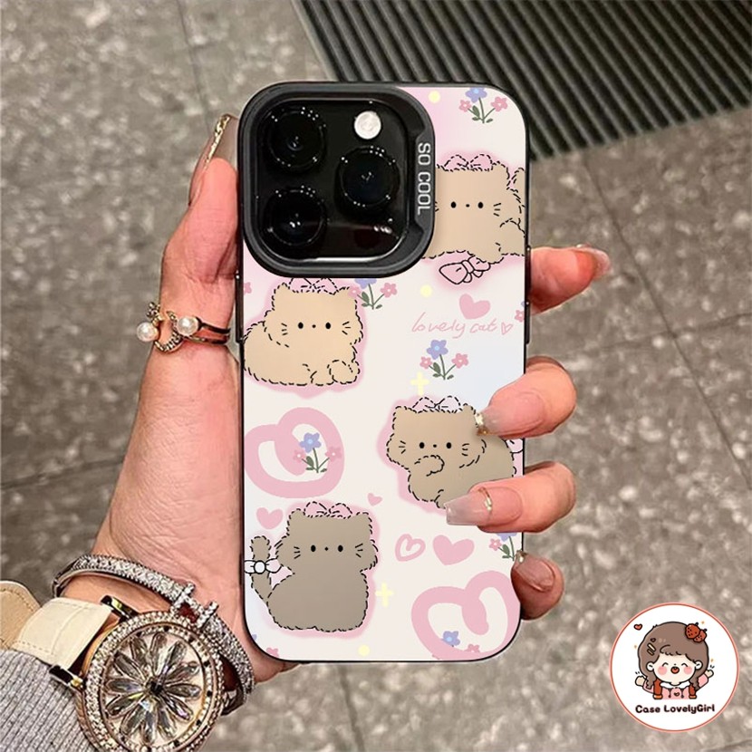 🔥ส่งจากไทย🔥สีชมพูคิตตี้ เคส For Redmi13C Note 13 12 11 10Pro 12C 10C 9C 9A Xiaomi 11Lite Poco C65 X6 M5S Hard Case