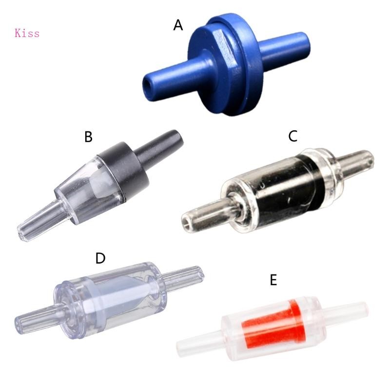 Kiss Aquarium One Way Check สําหรับวาล์วสําหรับสายออกซิเจนหลอดปลาสําหรับถัง Acc