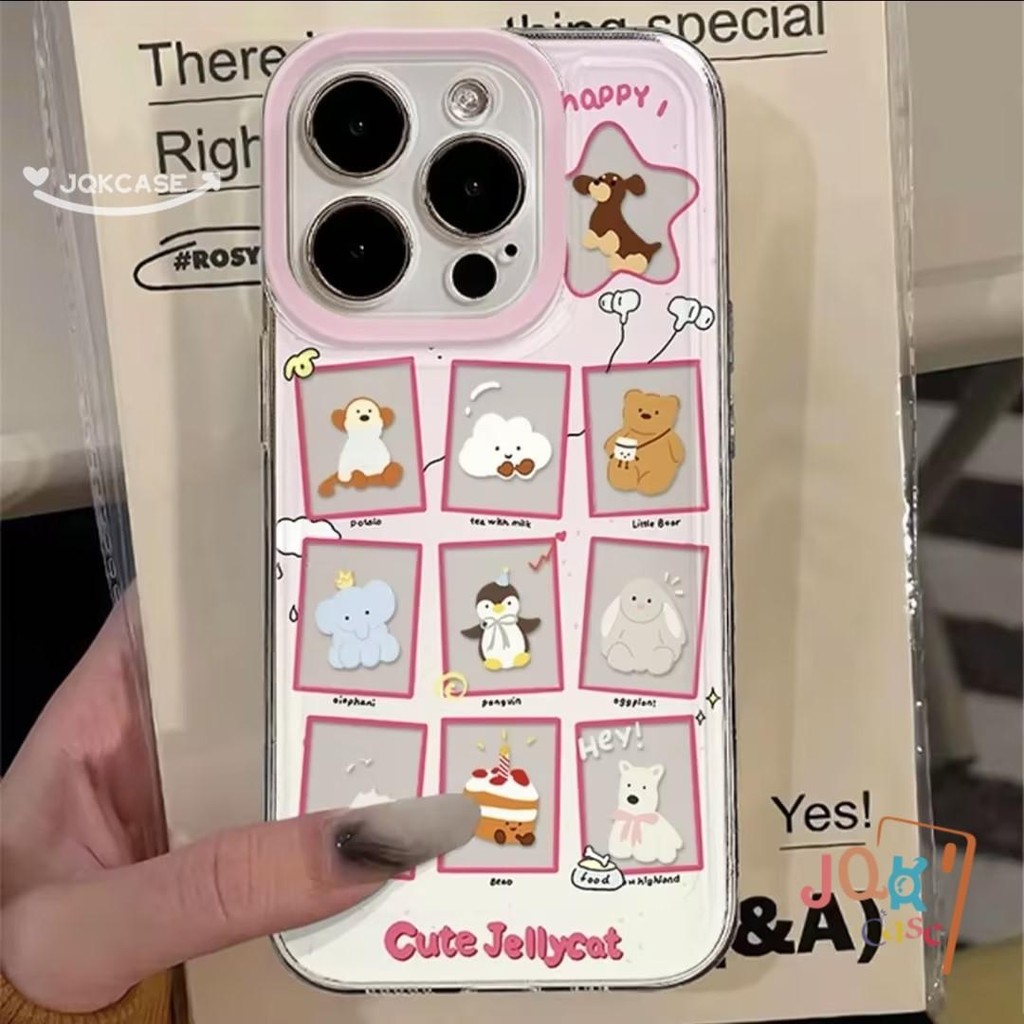 สำหรับ JellyCat เคส Samsung A55 A03 A06 A05 A50 A51 A32 A52 A13 A03s A11 A10s A15 A30 A35 A05S A14 A02s A20 A12 TPU เคส