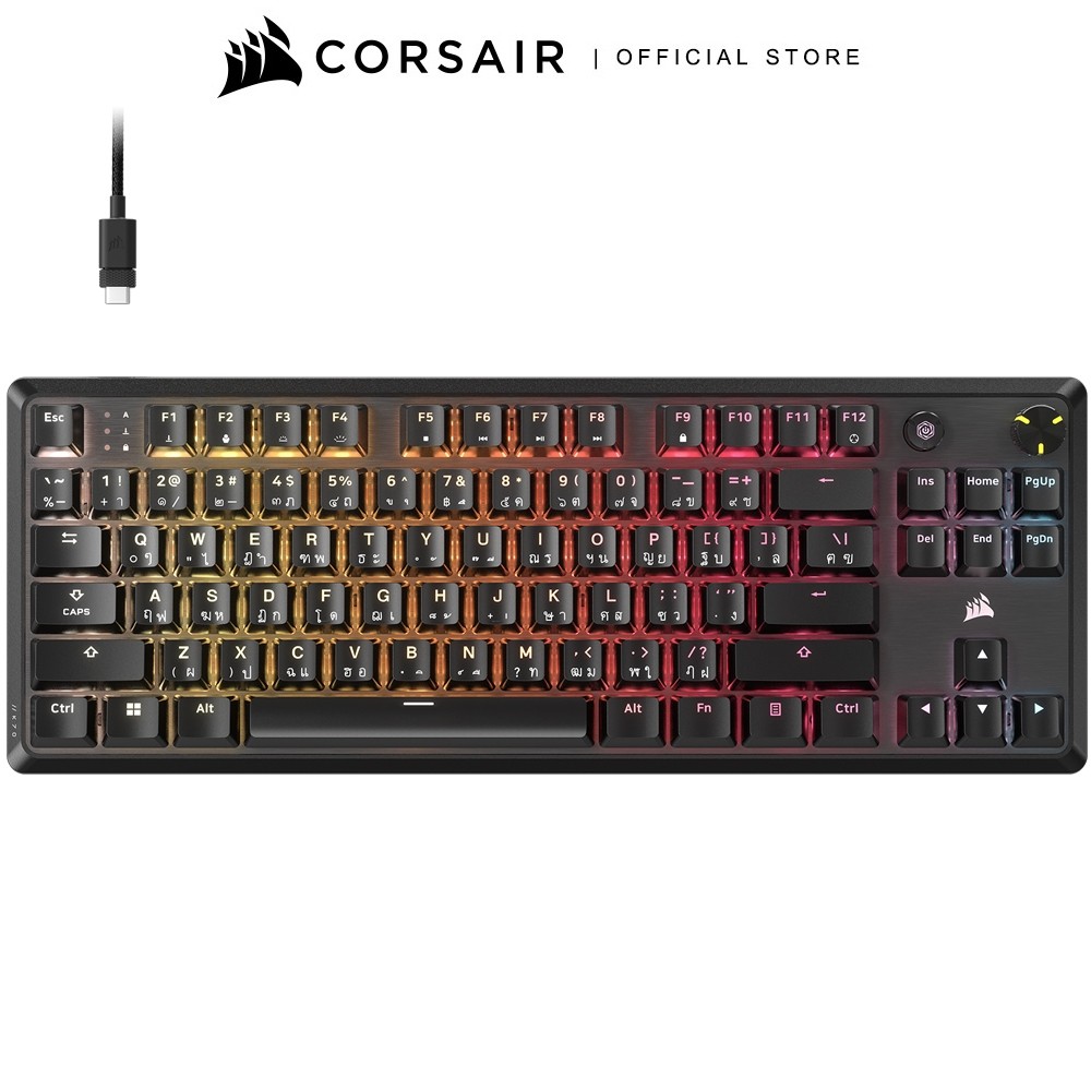 KEYBOARD CORSAIR K70 CORE TKL RGB คีย์บอร์ดเกมมิ่ง