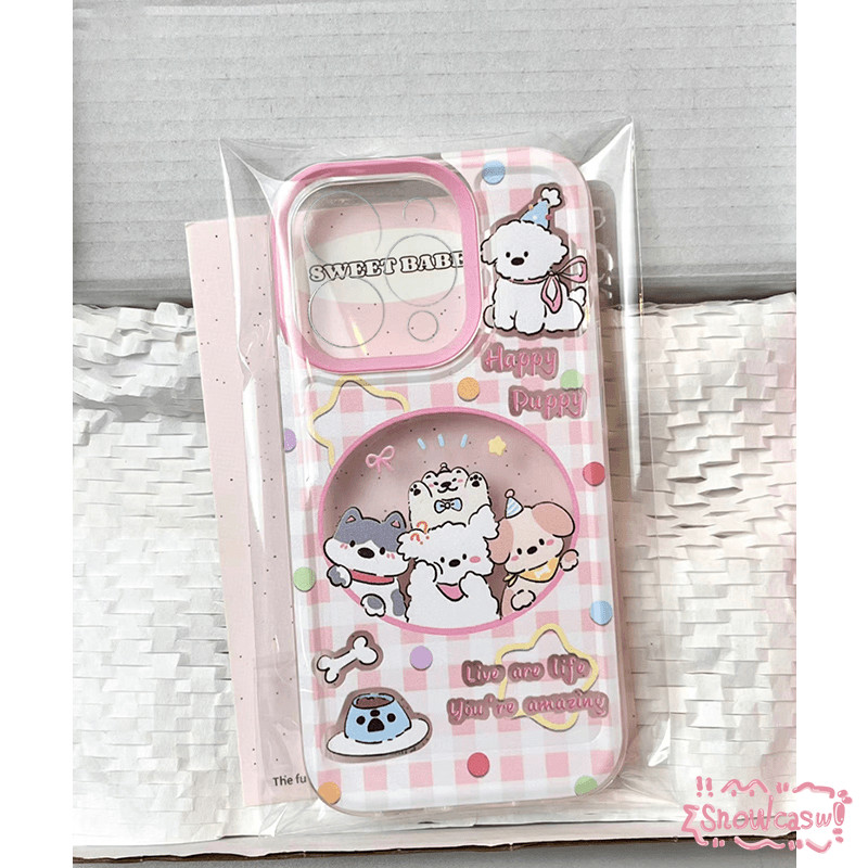 มีความสุขที่น่ารักลูกสุนัขลู เคสRealme C25 C67 C51 C15 C53 C55 C25S C35 C30 C25Y C3 11 5 C21Y 5i C31 C21 Narzo 50 20 30A