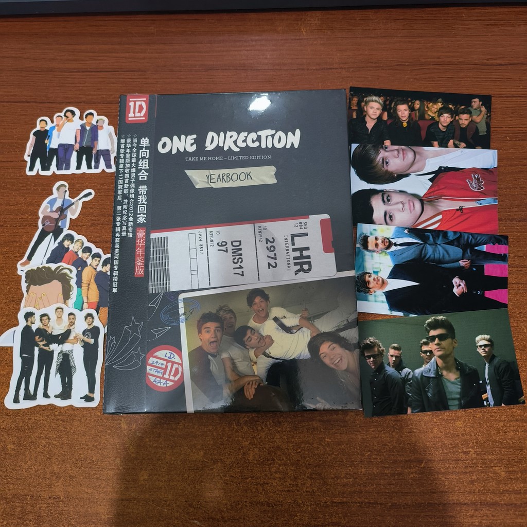 Z218 1D One Direction Take me Home CD อัลบั้ม Yearbook Sealed CN