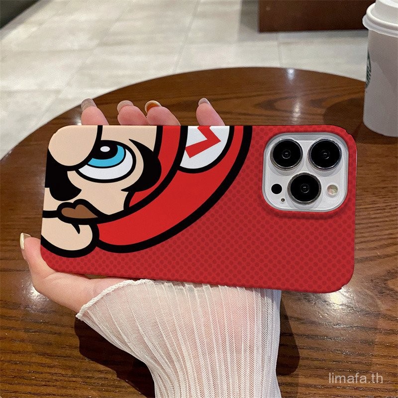 เคสโทรศัพท์มือถือเคสป้องกัน Super Mario สำหรับ iPhone 14PLUS 13PROMAX เคสแข็ง11 12 PROMAX 14PROMAX 14PROMAX 14Pro 13pro ซิลิโคน15 16 PROMAX กันกระแทก15PLUS 16PLUS XR