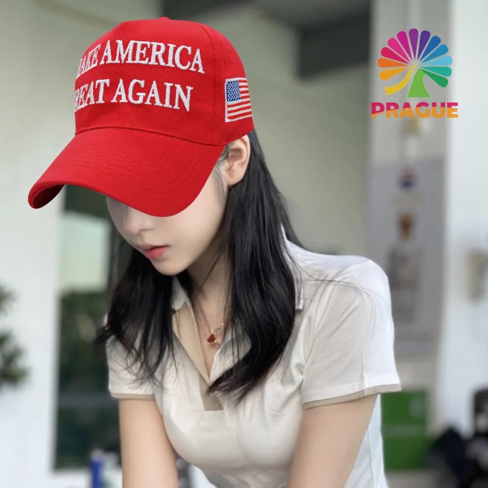 2024 หมวก Presidential ของ Trump American Make America Great Again สําหรับกีฬากลางแจ้ง [prgue.th]