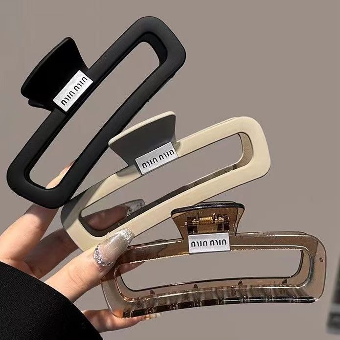Frosted ขนาดใหญ่ผม Volume Multi-Letter High-End Shark Clip ราคา ถูกที่สุด ดีลบีเคเค แกลเลอรีภาพที่ 4
