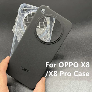 For OPPO Find X8/X8 Pro Original Phone Case Ultra Slim Soft Back Case Shockproof Matte Luxury Rubber Skin Cover Anti-Fingerprint