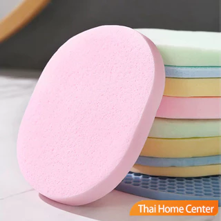 ฟองน้ำทำความสะอาดใบหน้า ฟองน้ำเช็ดหน้า พร้อมส่งในไทย ฟองน้ำล้างเครื่องสำอาง face wash sponge