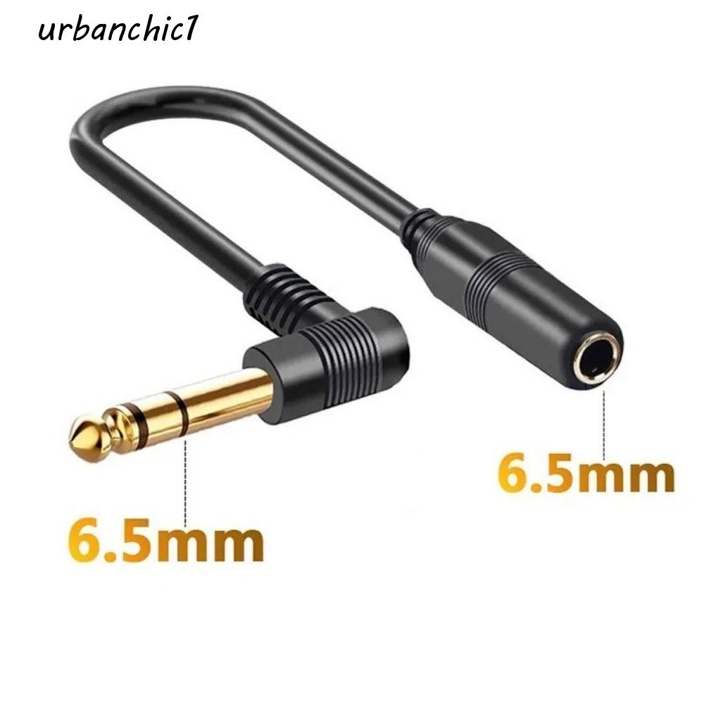 Urbanchic มุมขวา 6.35 มม.ขยายชาย,มุมขวา 90 องศาสายสัญญาณเสียง 1/4 นิ้ว TS Mono Jack, Wire TRS Stereo Cable 1/4 นิ้วขยาย 6.35 มม.สายกีต้าร์สเตอริโอกีตาร์กีตาร์กีตาร์