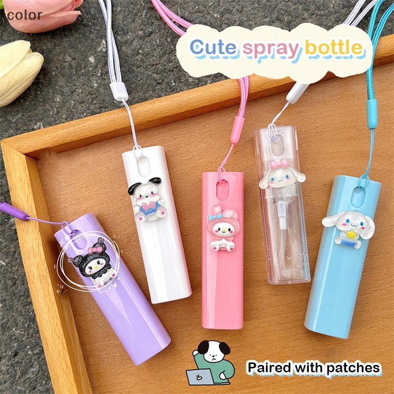 [สี] 10ml Kawaii Sanrio ขวด Kuromi Cinnamoroll My Melody นักเรียนเดินทางแบบพกพาเครื่องสําอางกดบรรจุขวด TH