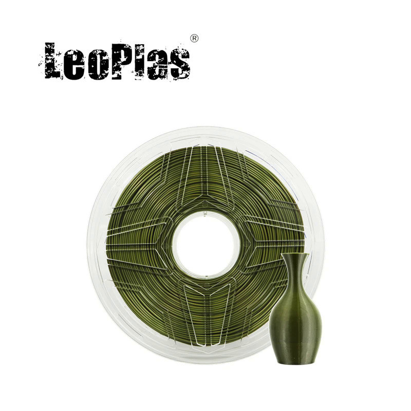 LeoPlas Army Green TPU Filament Flexible 1.75mm 1kg 95A Shore Hardness 3D Printer Consumables Printi