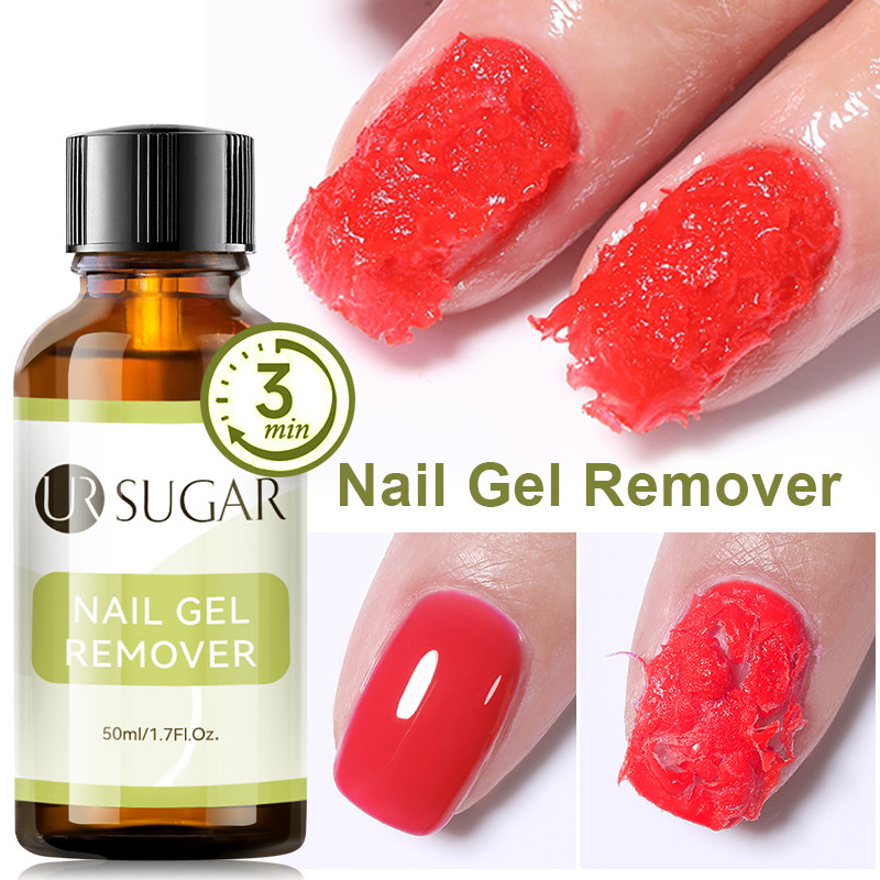 Ur SUGAR 50ML Magic Remover Nail Gel Polish UV Gel Polish FastRemove เจลกึ่งถาวร