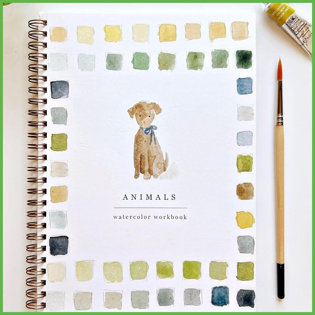 สีน้ําหนังสือชุดสีวัยรุ่นสีน้ําสมุดงานหัตถกรรมชุดน้ําหนังสือชุดแปรงสําหรับเด็กเด็ก dyrfth