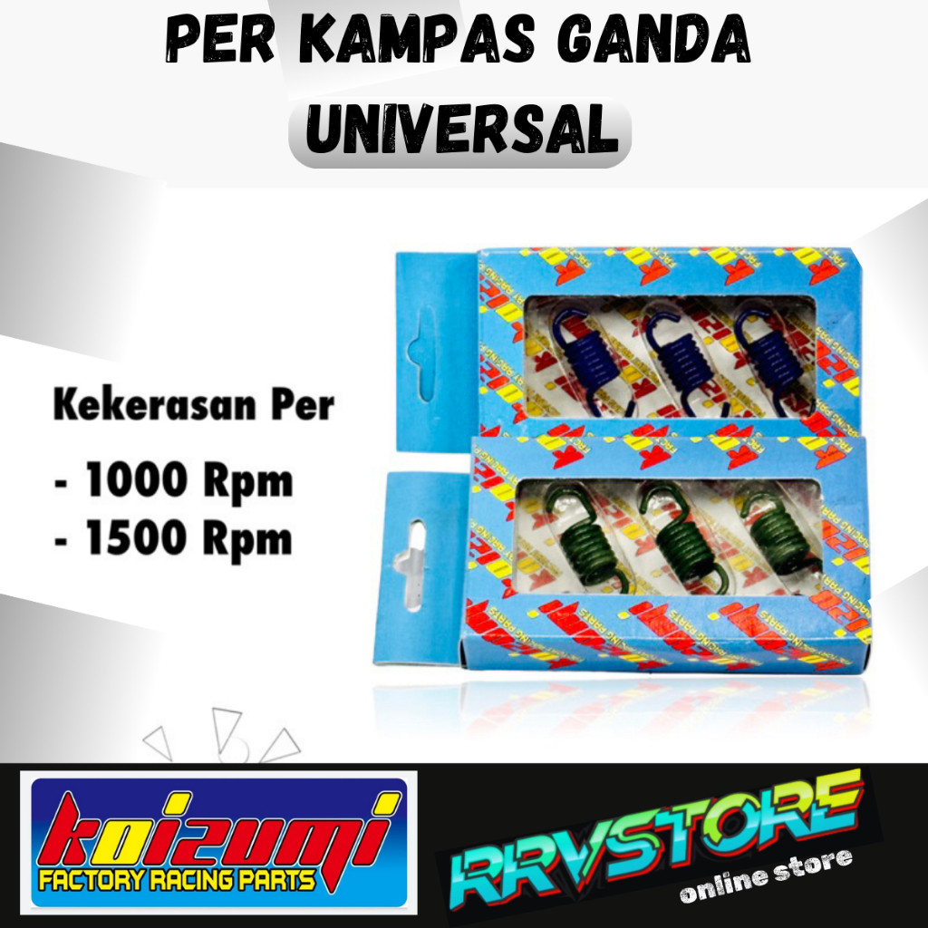 KOIZUMI DOUBLE CLASP SPRING UNIVERSAL KOIZUMI BEAT, VARIO, MIO, M3, NMAX 155, AEROX 155 ฯลฯ