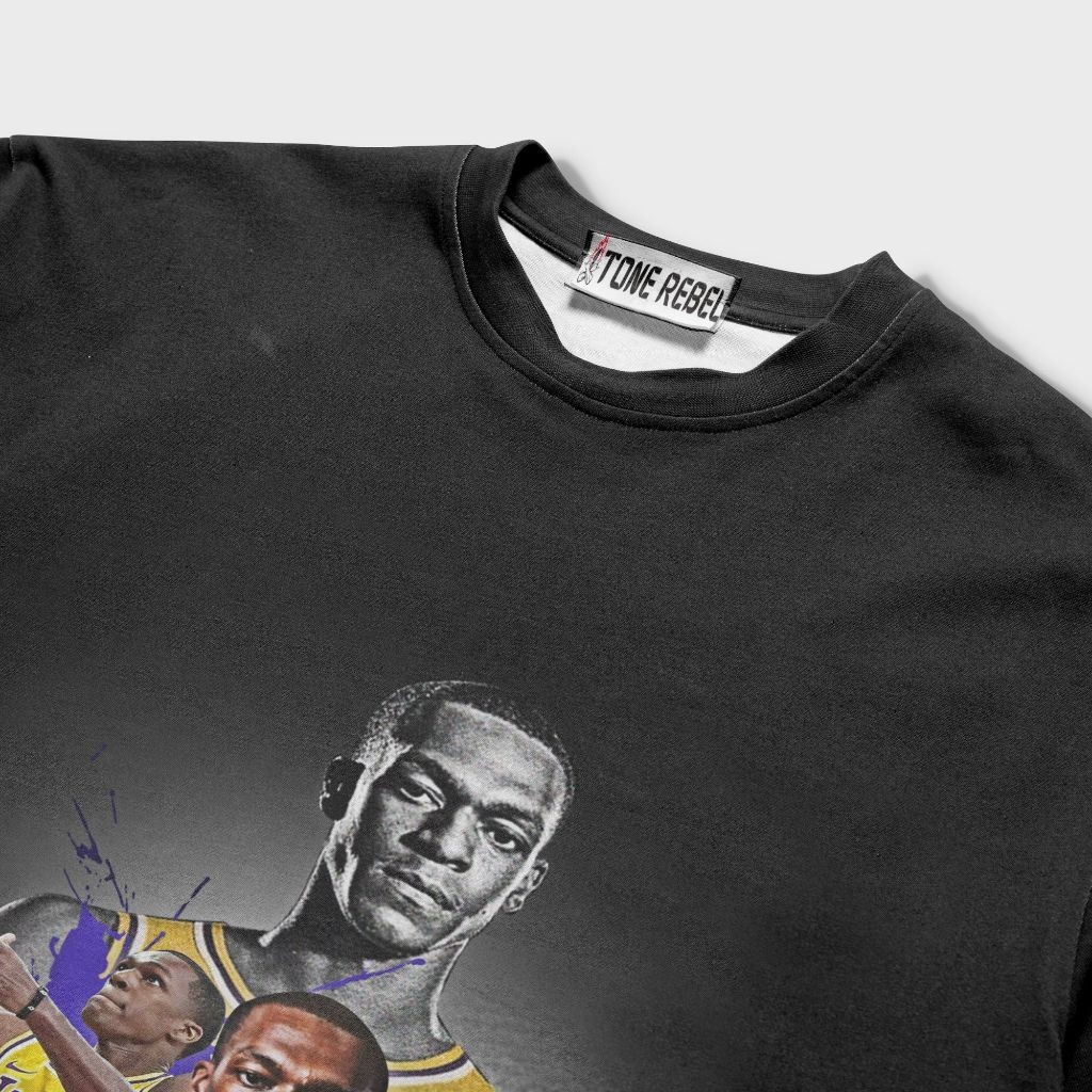 Rondo LAKERS BASKET TSHIRT T-SHIRTS, DISTRO BASKETBALL, UNISEX, RETRO BASKETBALL, NBA, TSHIRT BASKET