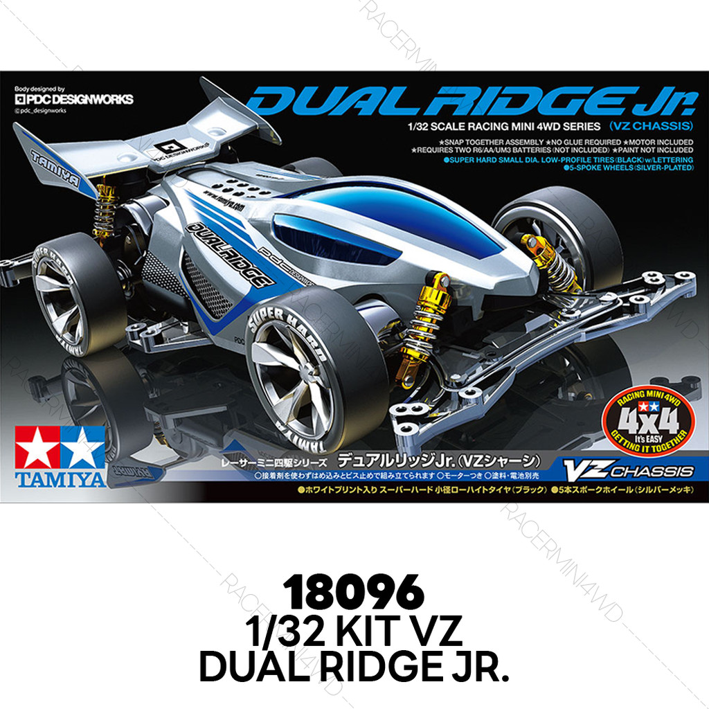 TAMIYA 18096 Mini 4WD Dual Ridge Jr. (VZ Chassis)