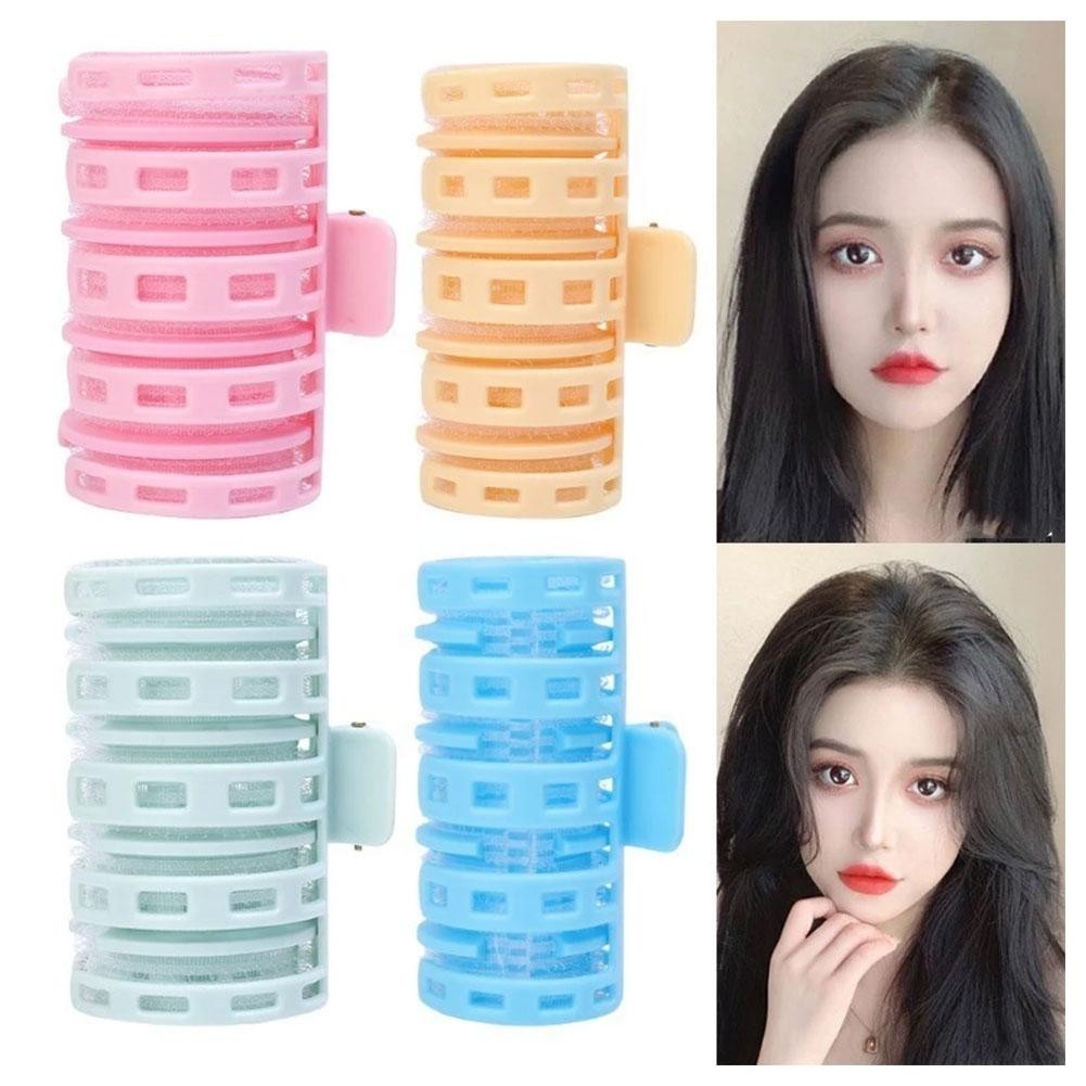 Air Bangs Curling Iron Cranial Top Hollow Hair Roots กิ๊บติดผมเหล็กดัดผม T7Y5