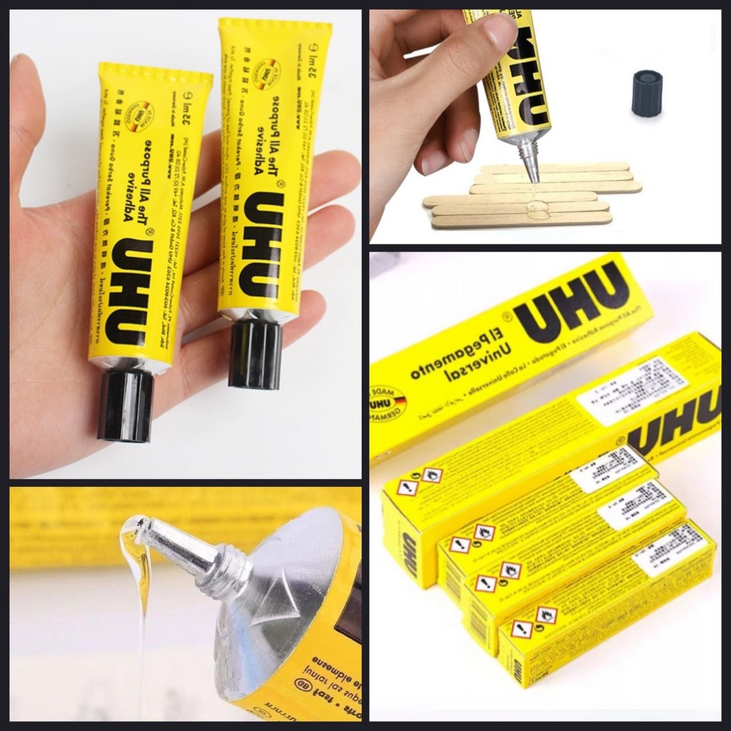 ✨ กาว UHU กาวใส glue ยึดติด ซ่อม DIY งานฝีมือ ซ่อมรองเท้า อเนกประสงค์ สารพัดประโยชน์ รุ่นอัพเกรด เพิ่มความเหนียวแน่น ✨