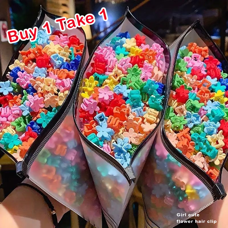30/50 ชิ้นมินิดอกไม้กิ๊บติดผมสําหรับสาวเด็ก น่ารักที่มีสีสัน กิ๊บ เด็กอุปกรณ์เสริมผมของขวัญ
