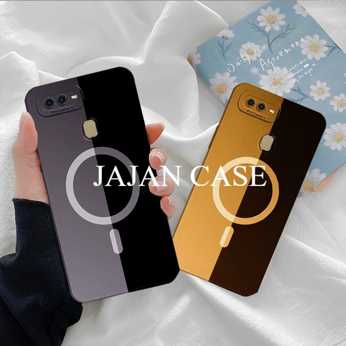 HP [GC012] เคส OPPO A5s/A7/A12/A11K/F9/REALME 2 PRO/A3S/A1K/REALME C2 พร้อม APPLE ROUND LOGO - เคสอิ