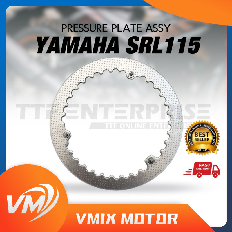 YAMAHA LAGENDA SRL115 จานกดดัน ASSY (METAL-24T) 5D9-E6350-00 จานกดดัน LAGENDA115 SRL115Z SRL115ZR