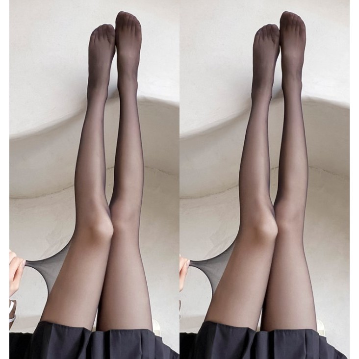 ถุงน่องสีดำบางเฉียบและระบายอากาศได้ดี สวมใส่สบาย เซ็กซี่และมีเสน่ห์