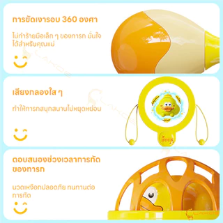 LAKOE ของเล่นเขย่ามือ ซิลิโคนนิ่ม ของเล่นทารก ยางกัดเด็ก เสริมพัฒนาการ รุ่น