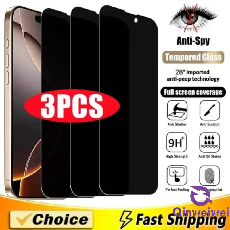 3-1Pcs Anti-Spyความเป็นส่วนตัวกระจกนิรภัยสําหรับVivo Y03 Y18 Y36 Y27 Y17s Y35 Y02 Y02a Y02s Y16 Y35 