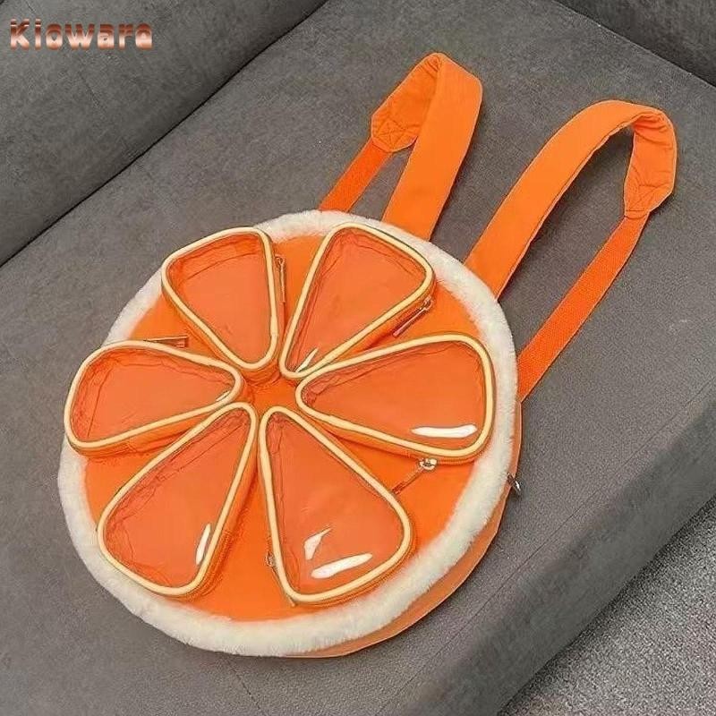 Kloware Ita Bag Aesthetic Pin Display Backpack สําหรับอะนิเมะตุ๊กตาแสดงการทํางานวันหยุด