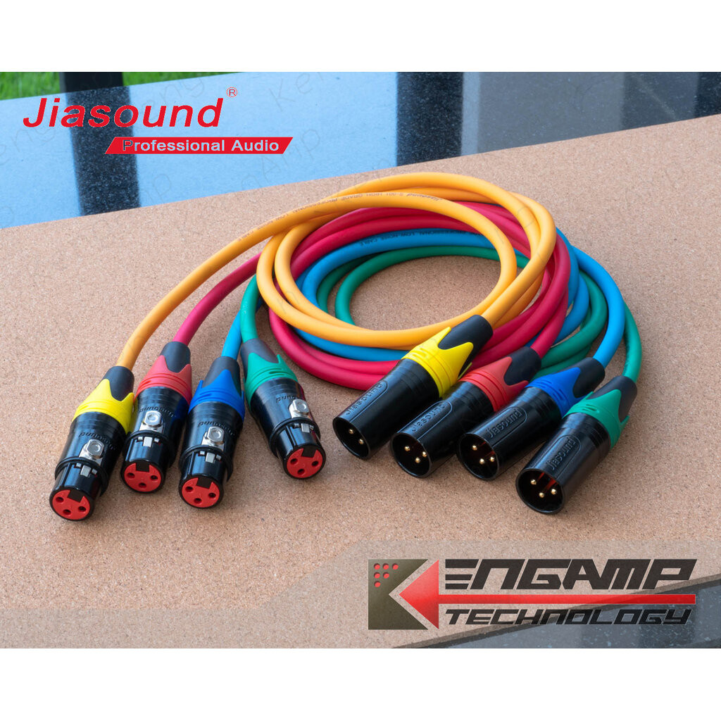 (สายสั่งประกอบอ่านก่อน) Jiasound สาย XLR(M) to XLR(F) ใช้แจ็ค YM-001BG YM-002BG ใช้สาย S-001