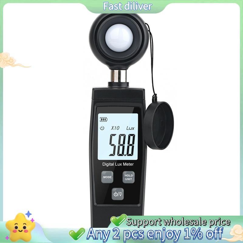 Digital Lux Meter 0-200, 000 Lux Digital LCD Pocket Light Meter Lux/FC วัดเครื่องทดสอบ Illuminometer