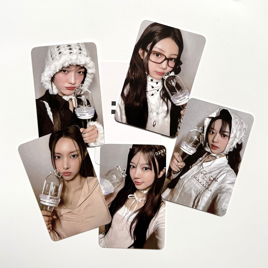5-7 ชิ้น ILLIT ILL LIKE YOU LIGHT STICK Lomo การ์ด 2nd min อัลบั้ม BETWEET GLLIT HMV TOWER Photocard