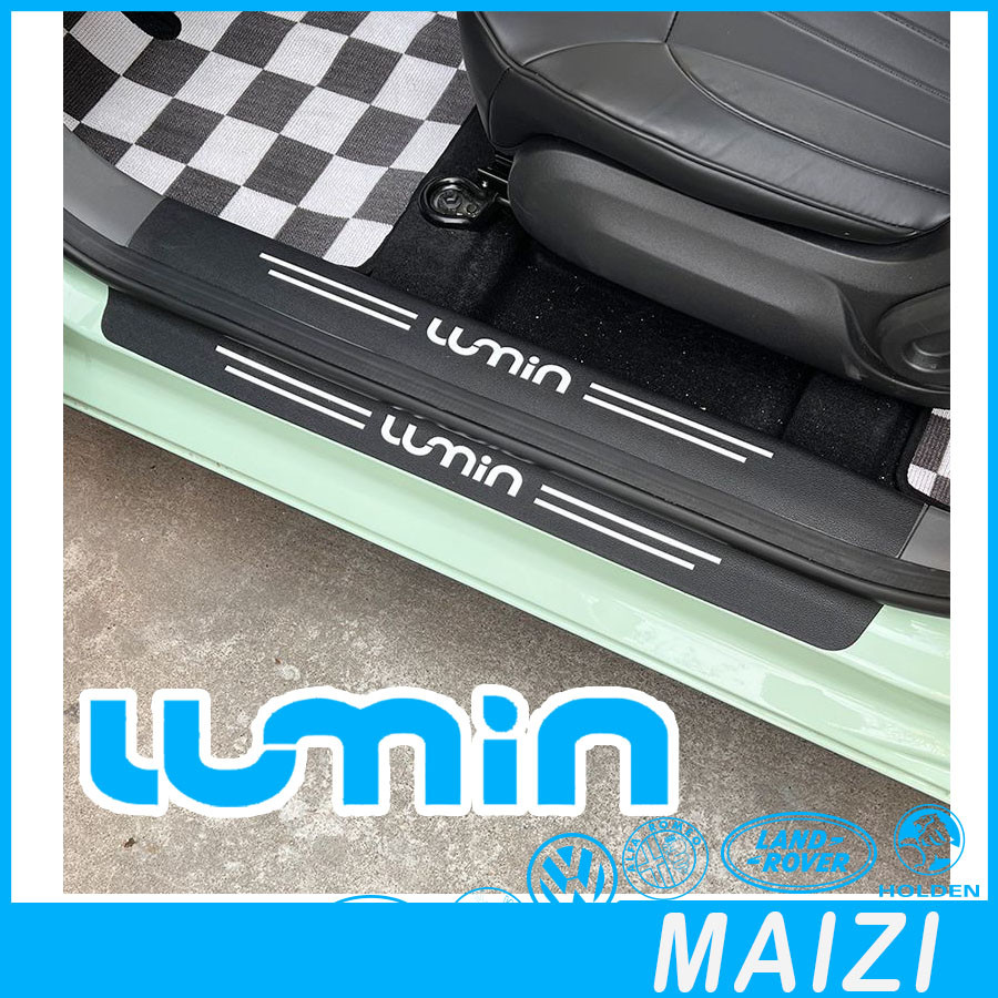 [พร้อม] สติ๊กเกอร์กันสิ่งสกปรกสำหรับประตูแบบคาร์บอนไฟเบอร์ Changan LUMIN EV อุปกรณ์ตกแต่งรถยนต์ LUMIN DMTF