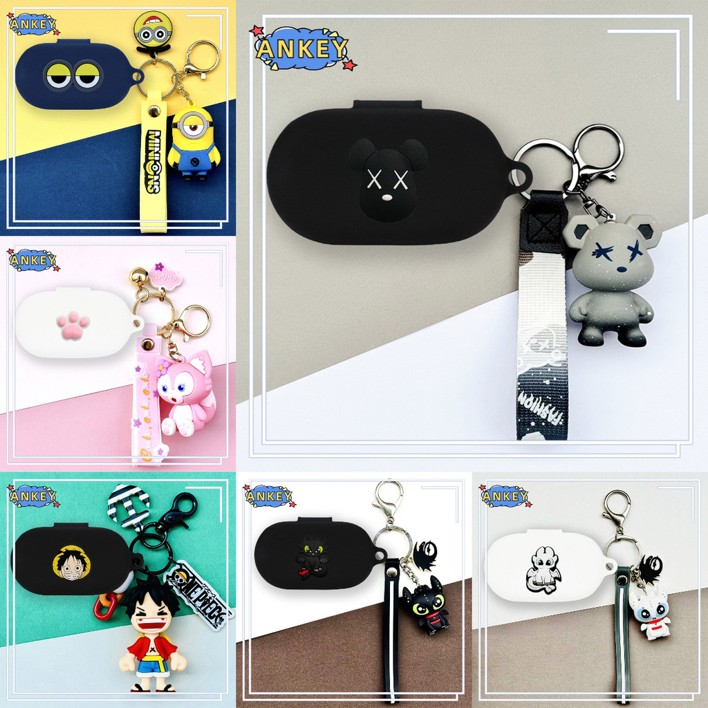 For Anker Soundcore V30i V20i Earphone Silicone Case Cute Bear Earbuds Waterproof Shockproof Soft Pr