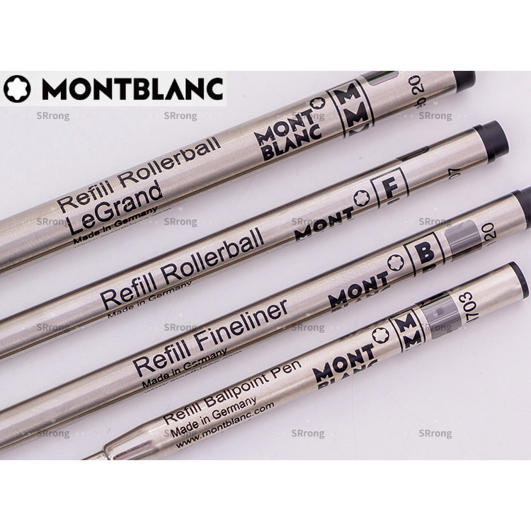 MB Refill Rollerball Refill Universal Refill Refill Metal Thread Black Signature Jewel ปากกาลูกลื่นโ