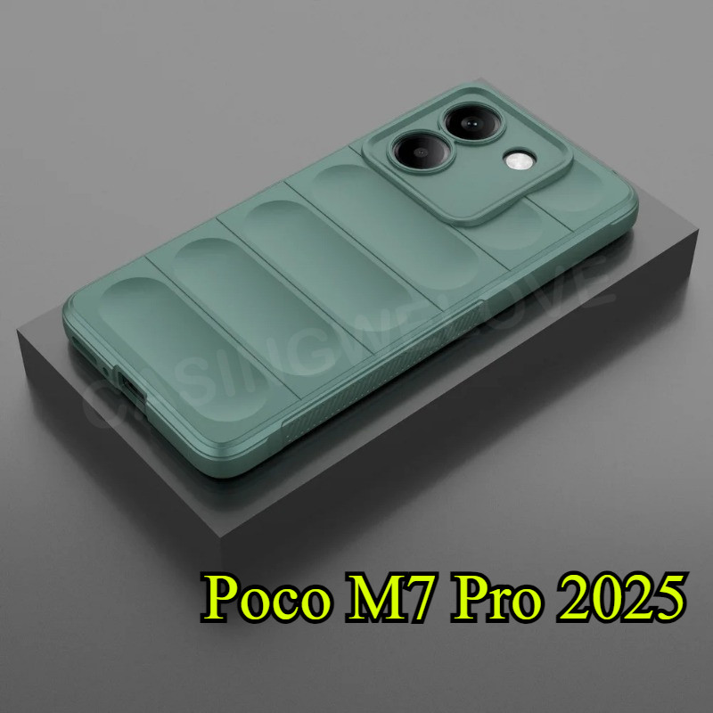 ปลอกสําหรับ Xiaomi POCO M7 Pro POCO M7Pro 4G 5G 2025 ซิลิโคนกันกระแทก TPU Protector Anti-drop เคสโทรศัพท์ฝาหลัง